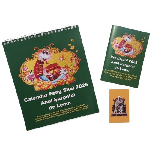 Calendar Feng Shui 2025 in limba romana - kit complet